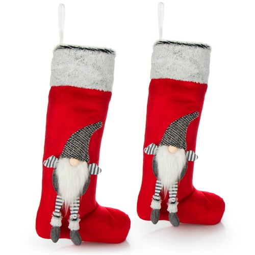 Premium weihnachtsstrumpf - 2x,