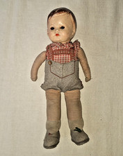 antike Puppe Junge Massekopf