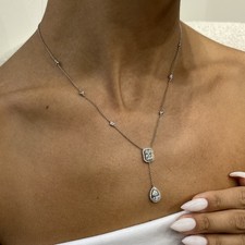 Diamant Lariat Collier VS2 F