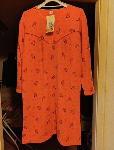 Damen nachthemd orange - damen,