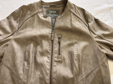 CECIL Jacke Lederimitat| Größe XXL | Damen | Grau