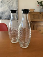 2x Glasflaschen Glaskaraffen