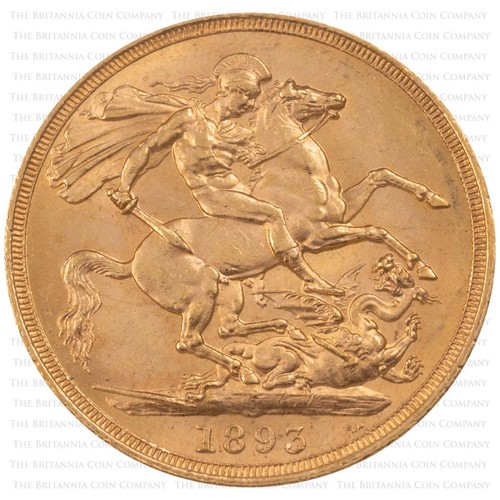 1893 queen victoria gold - 1893,