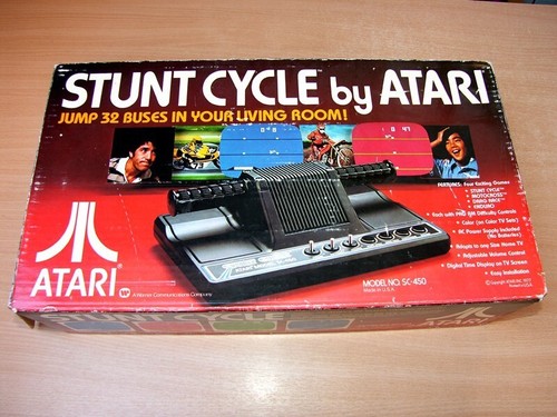 1975 atari stunt cycle console - stunt,