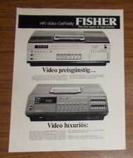 Seltene werbung vintage fisher - seltene,