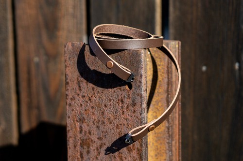 Vintage leder kameragurt - vintage, leder-kameragurt