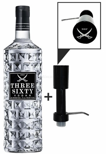 Three sixty vodka - sixty, (37,5%