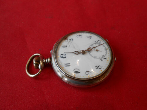 Taschenuhr silber 800 mit - mk,