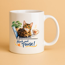 Schöne lustige Bengal Katze