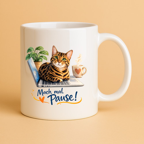 Schöne lustige bengal katze - lustige,