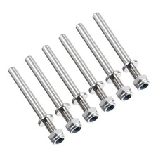 6stk Fahrwerk Stahl Achse