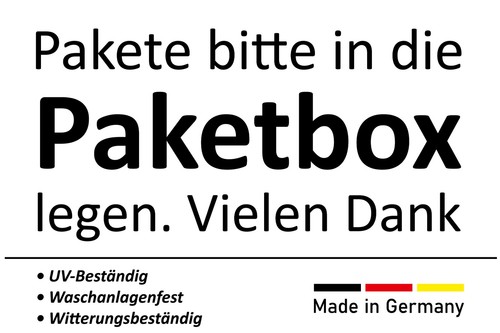 Aufkleber hinweis pakete - aufkleber,