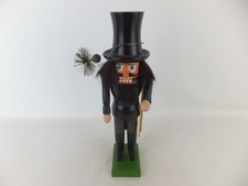 VEB Raum- u. Tafelschmuck Gahlenz Nussknacker Schornsteinfeger Erzgebirge  DDR