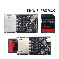 Für 3D Drucker SD WIFI Pro Wireless Kartenleser & Uploader + 8GB Karte von ESP32