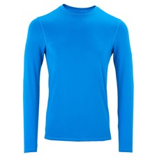 Herren UV-Shirt blau  langarm