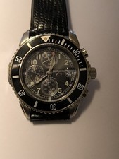 Uhr Barracuda Quartz ohne Armband schwarzes Zifferblatt Datum Herrenuhr