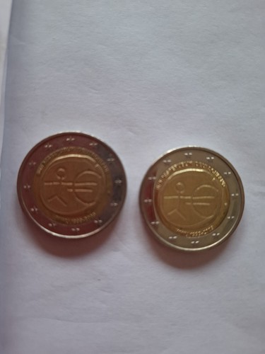 Euro münze strichmännchen - 2,