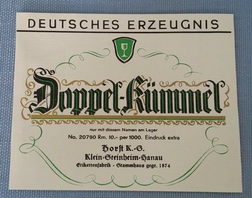 Altes schnapsetikett - altes,