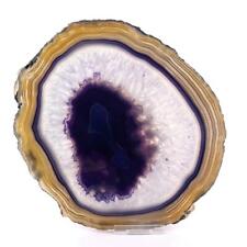 große XL Achatscheibe lila Ø ca. 183 mm Achat Scheibe A - Qualität 258