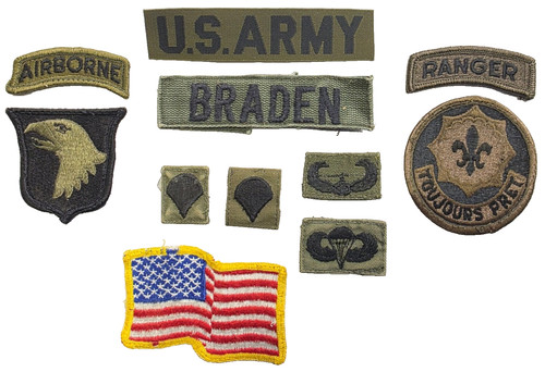 Army patch set - 11,