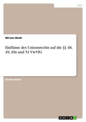 Einflüsse des unionsrechts - des,