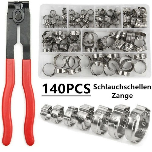 140tlg ohr schlauchschellen - 1,