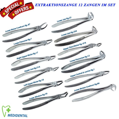 Extraktionszange zangen im - 12,
