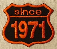 Patch Aufnäher Jahreszahl