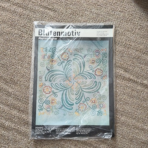 Abplättmuster blütenmotiv - abplättmuster,