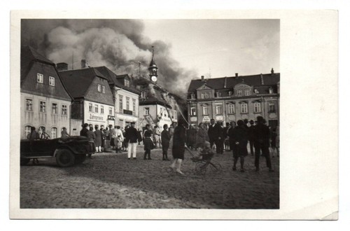 Foto menschenmengen beim - ak,