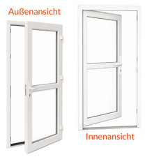 Kunststoff nebeneingangstür - kunststoff,