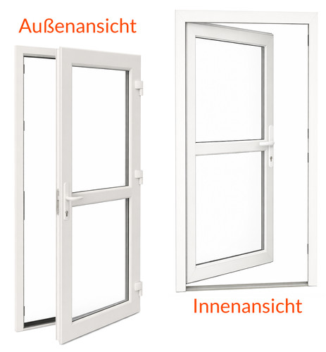Kunststoff nebeneingangstür - kunststoff,