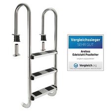 AREBOS Poolleiter Einbauleiter