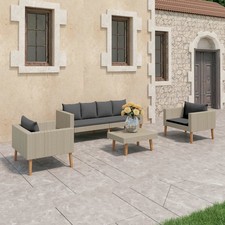 Garden Furniture Set Beige