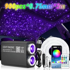 Twinkle Sternenhimmel Auto 900pcs Sternenhimmel Glasfaser RGB mit Fernbedienung