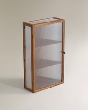 Wandschrank aus akazienholz - aus,