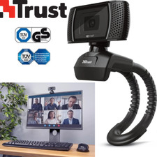 Trust Trino HD Webcam mit Mikrofon 720p 30FPS PC Kamera mit Ständer Videokamera