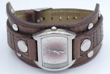 Damenuhr Kangaroos Echte Leder Armbanduhr Quarz