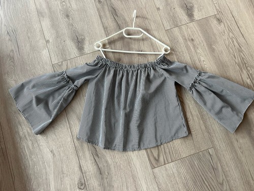 Carmenbluse trompetenärmel - trompetenärmel, m