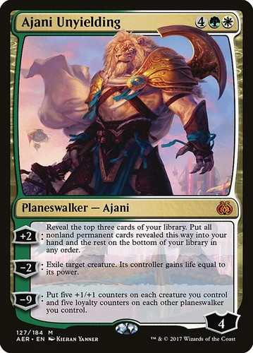 Magic mtg ajani unyielding - ajani,