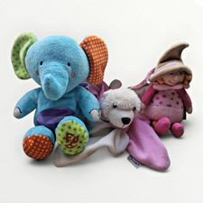 3er Set Plüschtiere