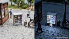 Beleuchteter snackautomat - beleuchteter,