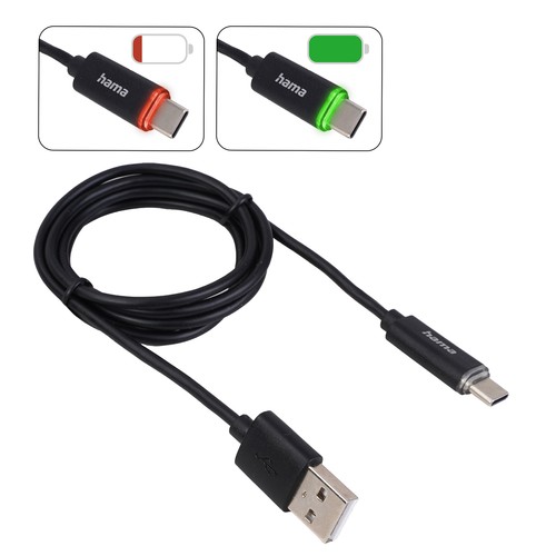 Hama usb auf - usb-a, led