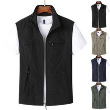 Herren Weste Ärmellos Jacke