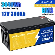 12V 300Ah LiFePO4 Lithium