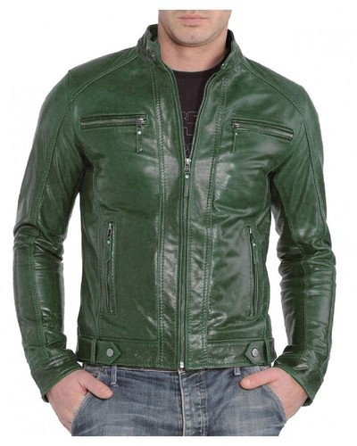 Herren lederjacke echtes - herren,
