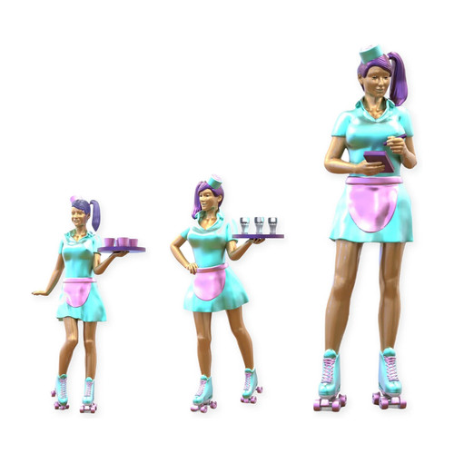 Diner service figuren set 18 - figuren, 1:18