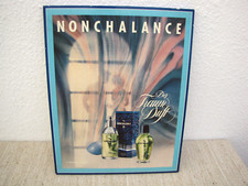 Nonchalance Reklame Aufsteller Werbung Werbeschilder Pappe 50er / 60er Jahre