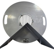Grillplatte/Plancha inkl. Rost für Feuerschale & Feuertonne 60 & 80 cm Durchm.