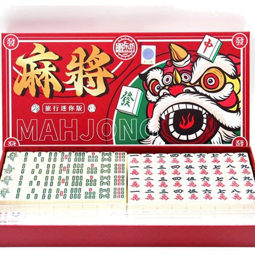 Mini chinesisches majong - mini-chinesisches, majong-set
